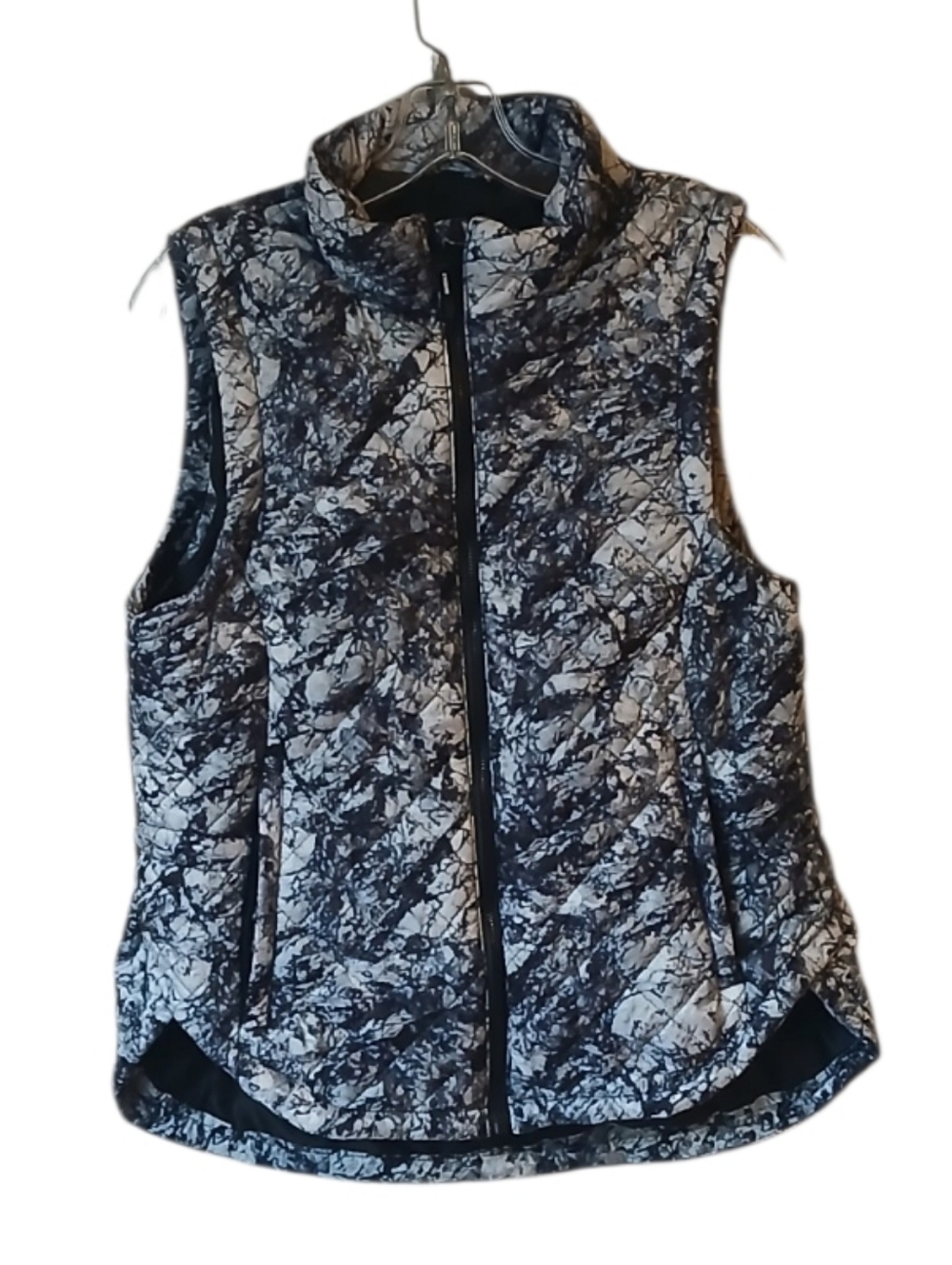 Kyodan Marble Patterned Quilted Vest Size Large
